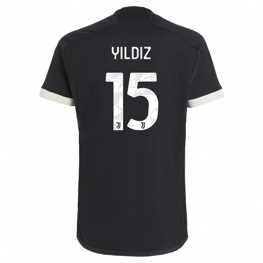 Mujer Camiseta Kenan Yildiz #0 Negro Equipación Tercera 2023/24 La Camisa México