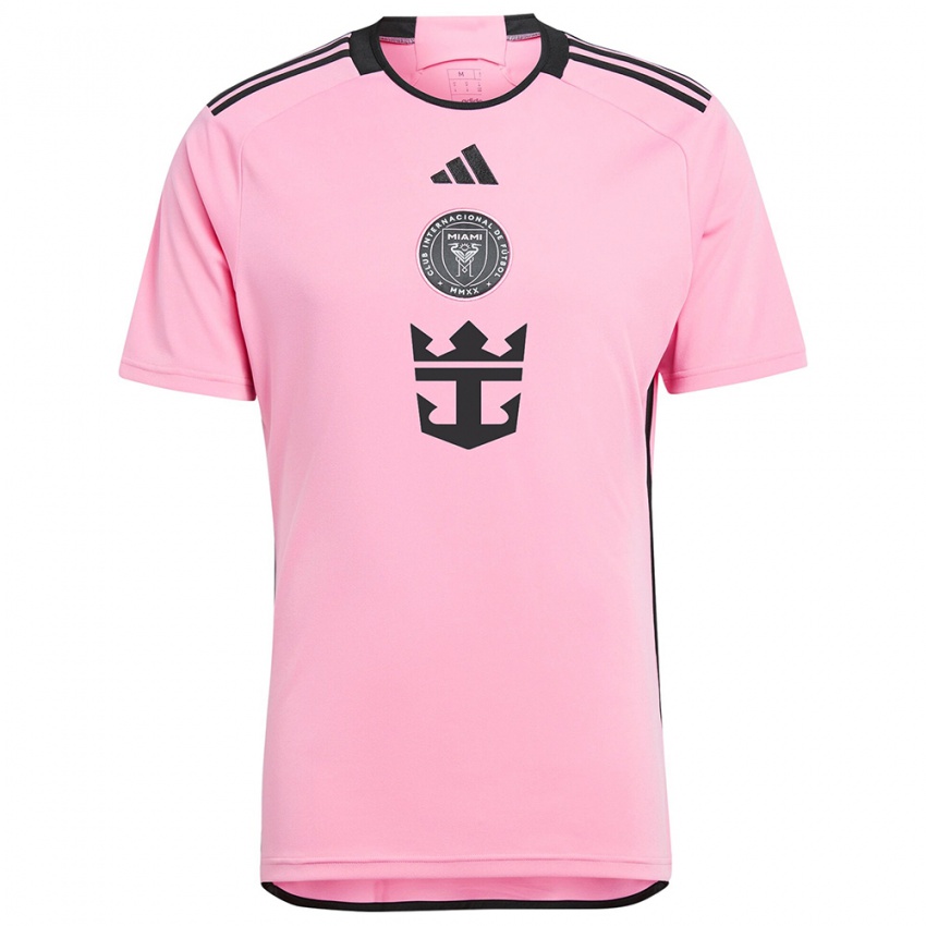 Niño Camiseta Jordi Alba #18 Rosa 1ª Equipación 2024/25 La Camisa México