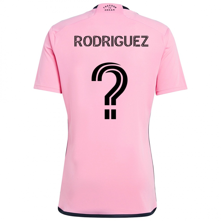 Niño Camiseta Emerson Rodríguez #0 Rosa 1ª Equipación 2024/25 La Camisa México