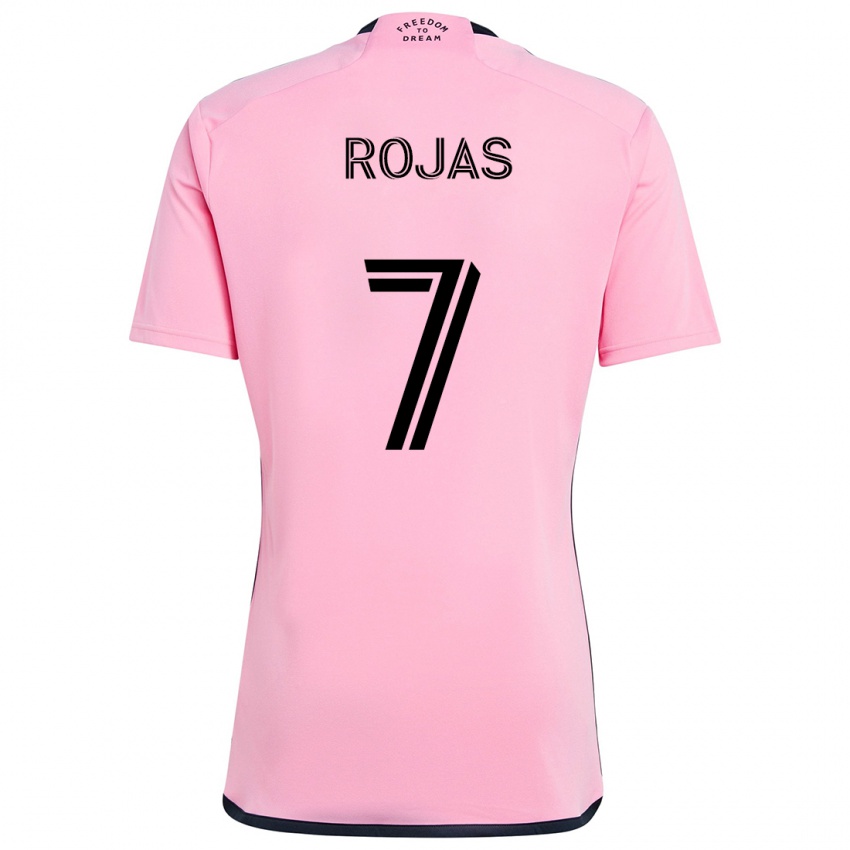 Niño Camiseta Matías Rojas #7 Rosa 1ª Equipación 2024/25 La Camisa México