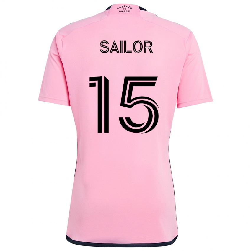 Niño Camiseta Ryan Sailor #15 Rosa 1ª Equipación 2024/25 La Camisa México