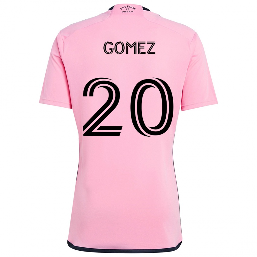 Niño Camiseta Diego Gómez #20 Rosa 1ª Equipación 2024/25 La Camisa México