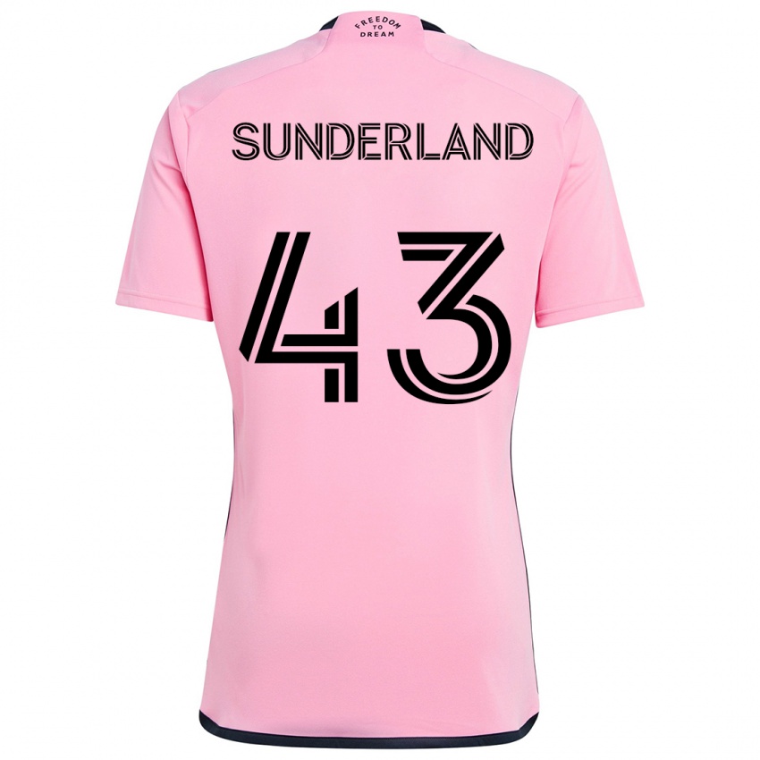 Niño Camiseta Lawson Sunderland #43 Rosa 1ª Equipación 2024/25 La Camisa México