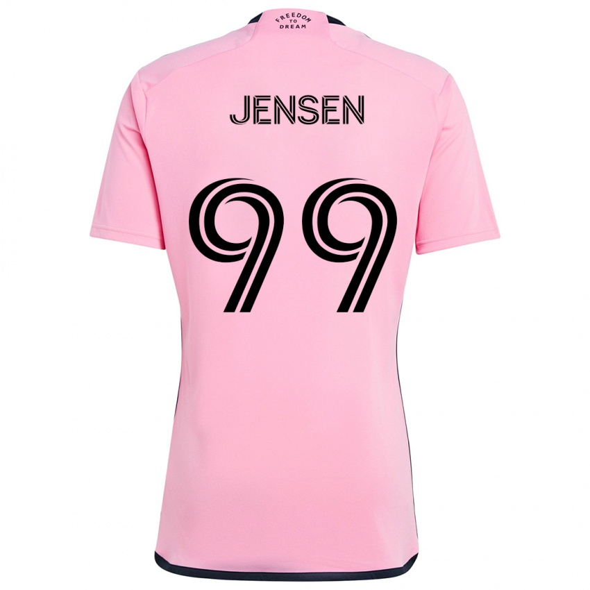 Niño Camiseta Cole Jensen #99 Rosa 1ª Equipación 2024/25 La Camisa México