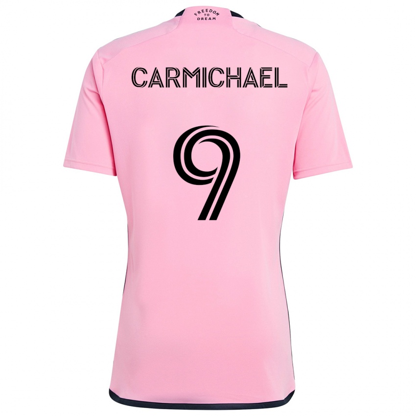 Niño Camiseta Ryan Carmichael #9 Rosa 1ª Equipación 2024/25 La Camisa México