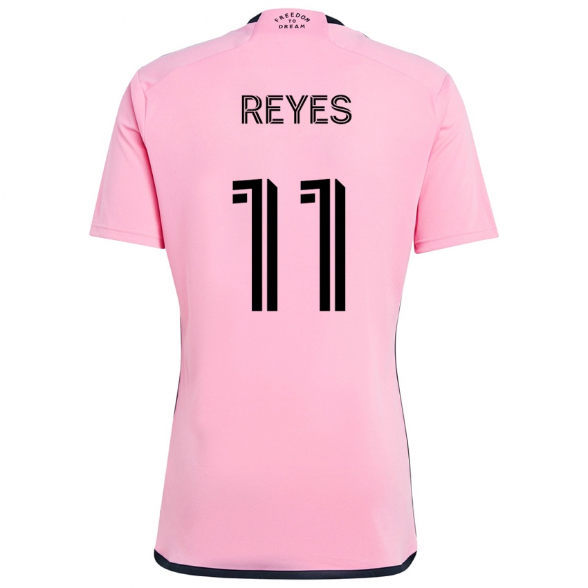 Niño Camiseta Dairon Reyes #11 Rosa 1ª Equipación 2024/25 La Camisa México