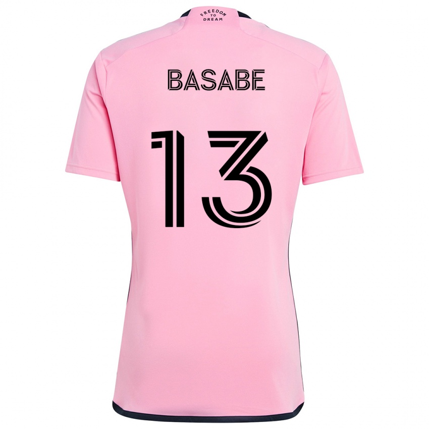 Niño Camiseta Samuel Basabe #13 Rosa 1ª Equipación 2024/25 La Camisa México