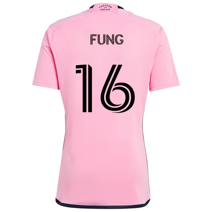 Niño Camiseta Victor Fung #16 Rosa 1ª Equipación 2024/25 La Camisa México