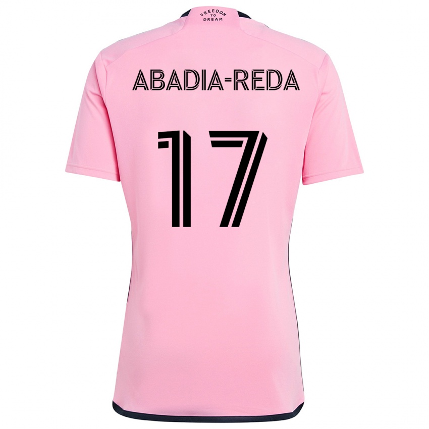 Niño Camiseta Ezequiel Abadia-Reda #17 Rosa 1ª Equipación 2024/25 La Camisa México