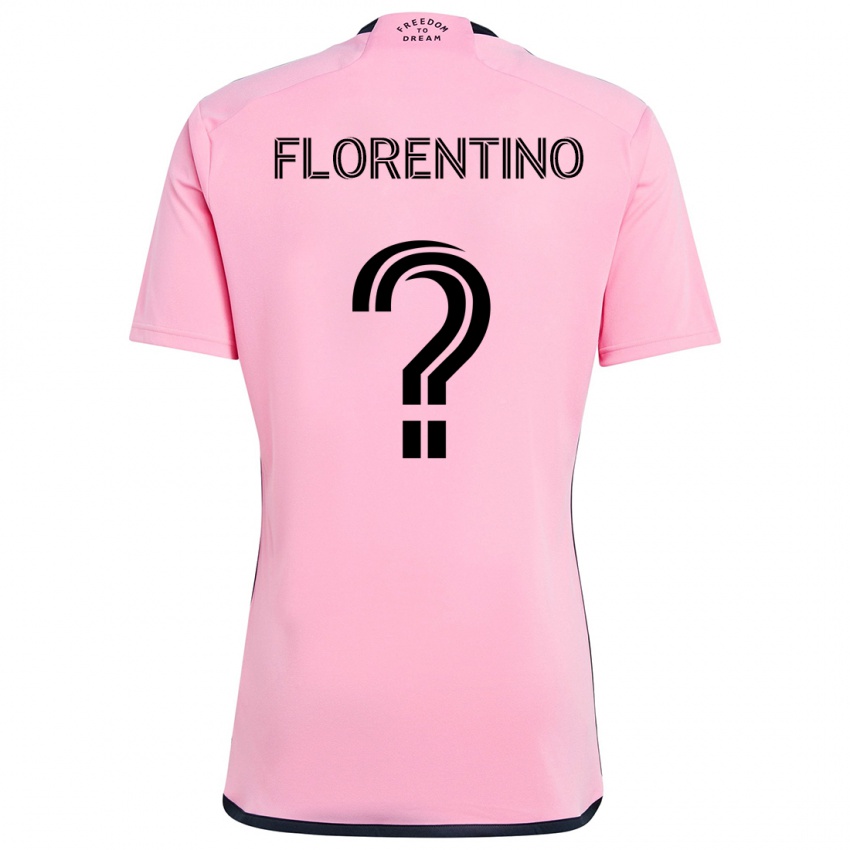 Niño Camiseta Gabriel Florentino #0 Rosa 1ª Equipación 2024/25 La Camisa México