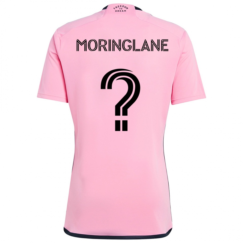 Niño Camiseta Luis Moringlane #0 Rosa 1ª Equipación 2024/25 La Camisa México