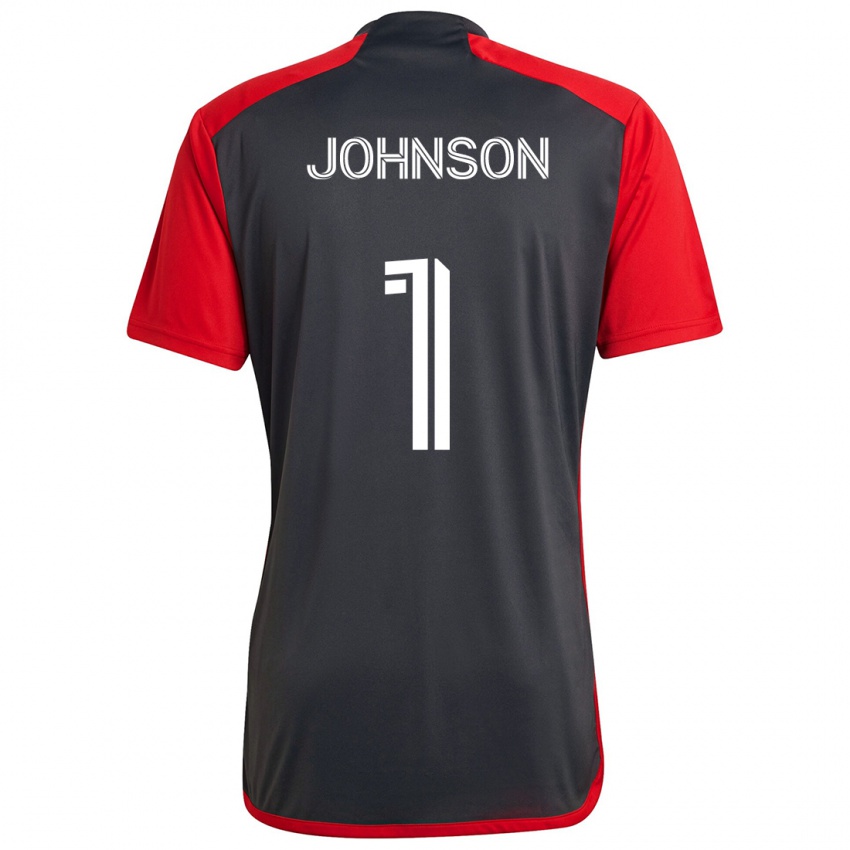 Niño Camiseta Sean Johnson #1 Rojo Grayn 1ª Equipación 2024/25 La Camisa México