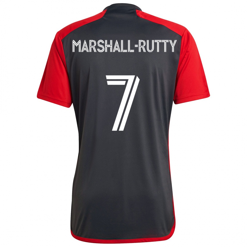 Niño Camiseta Jahkeele Marshall-Rutty #7 Rojo Grayn 1ª Equipación 2024/25 La Camisa México