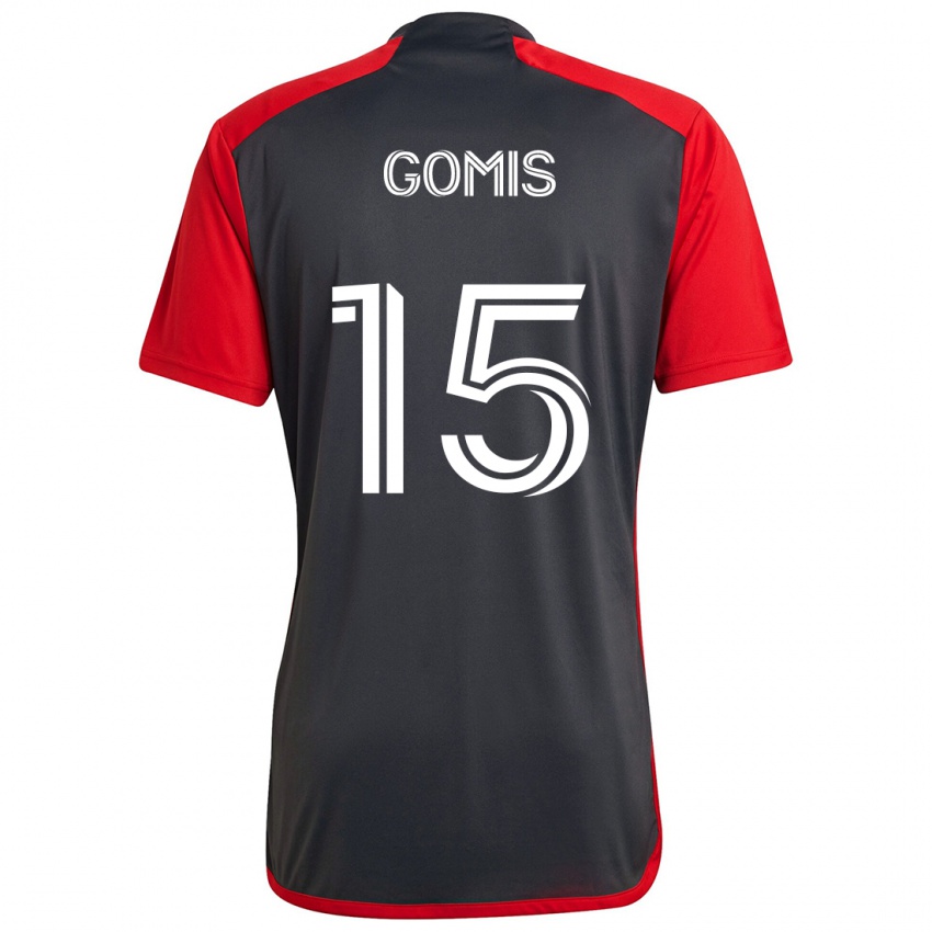 Niño Camiseta Nicksoen Gomis #15 Rojo Grayn 1ª Equipación 2024/25 La Camisa México