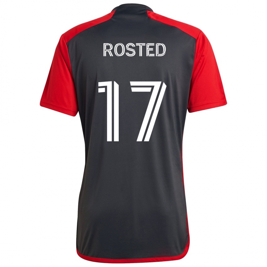 Niño Camiseta Sigurd Rosted #17 Rojo Grayn 1ª Equipación 2024/25 La Camisa México