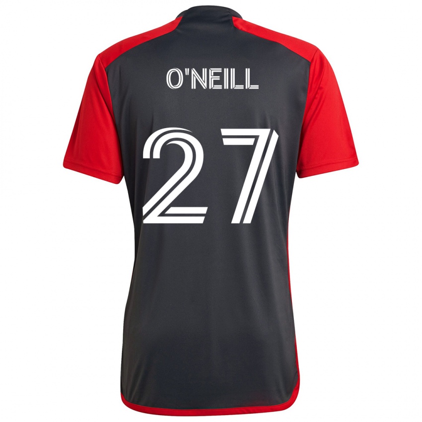 Niño Camiseta Shane O'neill #27 Rojo Grayn 1ª Equipación 2024/25 La Camisa México