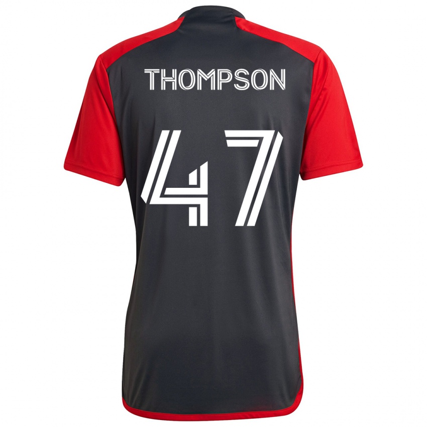 Niño Camiseta Kosi Thompson #47 Rojo Grayn 1ª Equipación 2024/25 La Camisa México