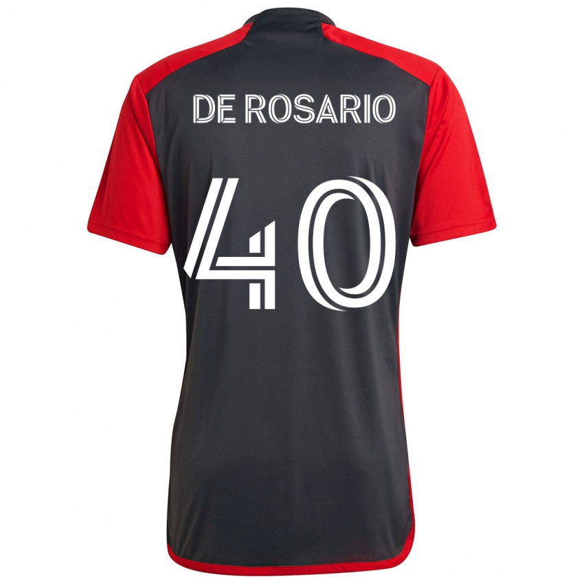 Niño Camiseta Adisa De Rosario #40 Rojo Grayn 1ª Equipación 2024/25 La Camisa México