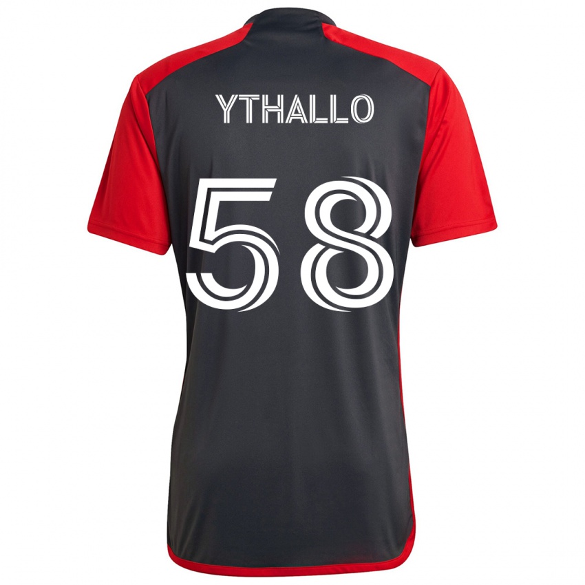 Niño Camiseta Ythallo #58 Rojo Grayn 1ª Equipación 2024/25 La Camisa México