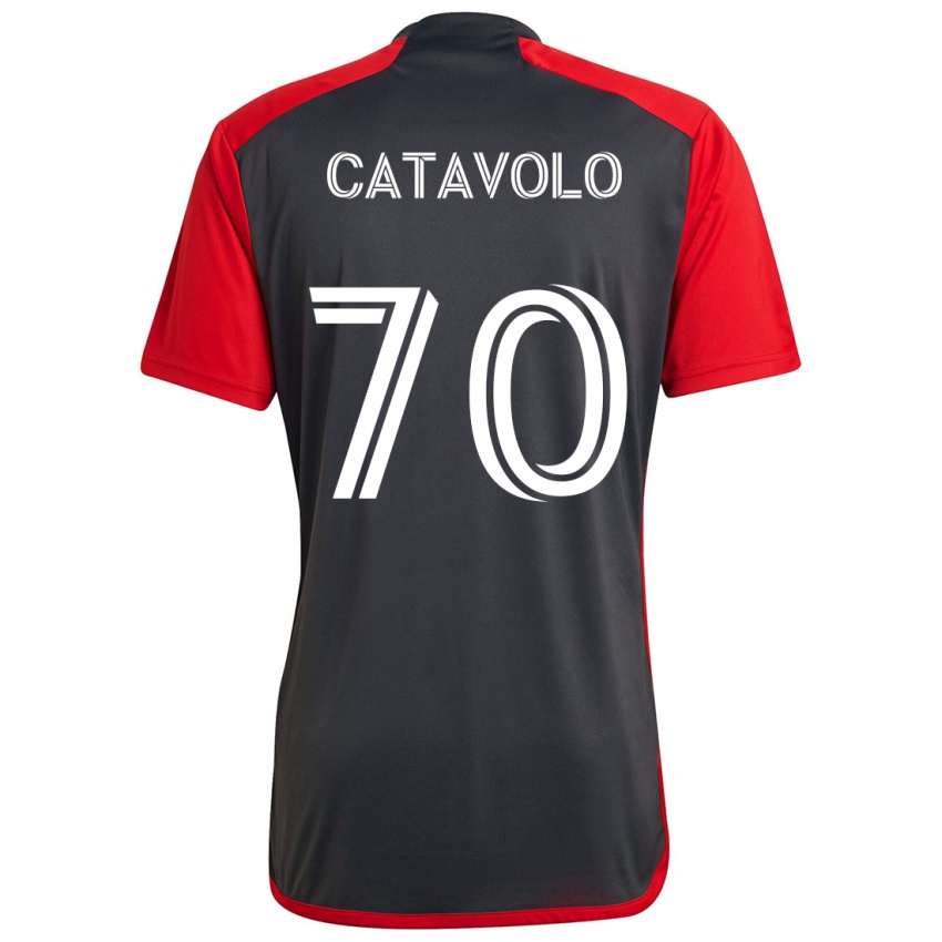 Niño Camiseta Matthew Catavolo #70 Rojo Grayn 1ª Equipación 2024/25 La Camisa México