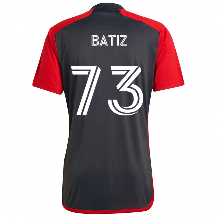 Niño Camiseta Jesus Batiz #73 Rojo Grayn 1ª Equipación 2024/25 La Camisa México