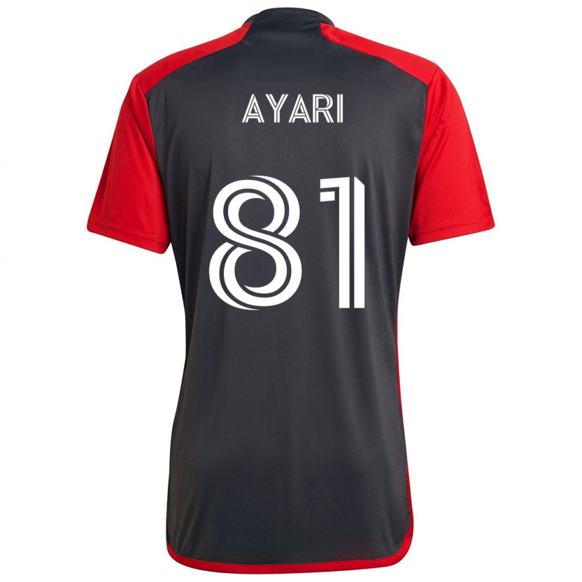 Niño Camiseta Hassan Ayari #81 Rojo Grayn 1ª Equipación 2024/25 La Camisa México