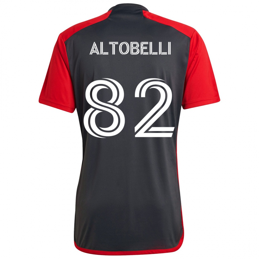 Niño Camiseta Julian Altobelli #82 Rojo Grayn 1ª Equipación 2024/25 La Camisa México