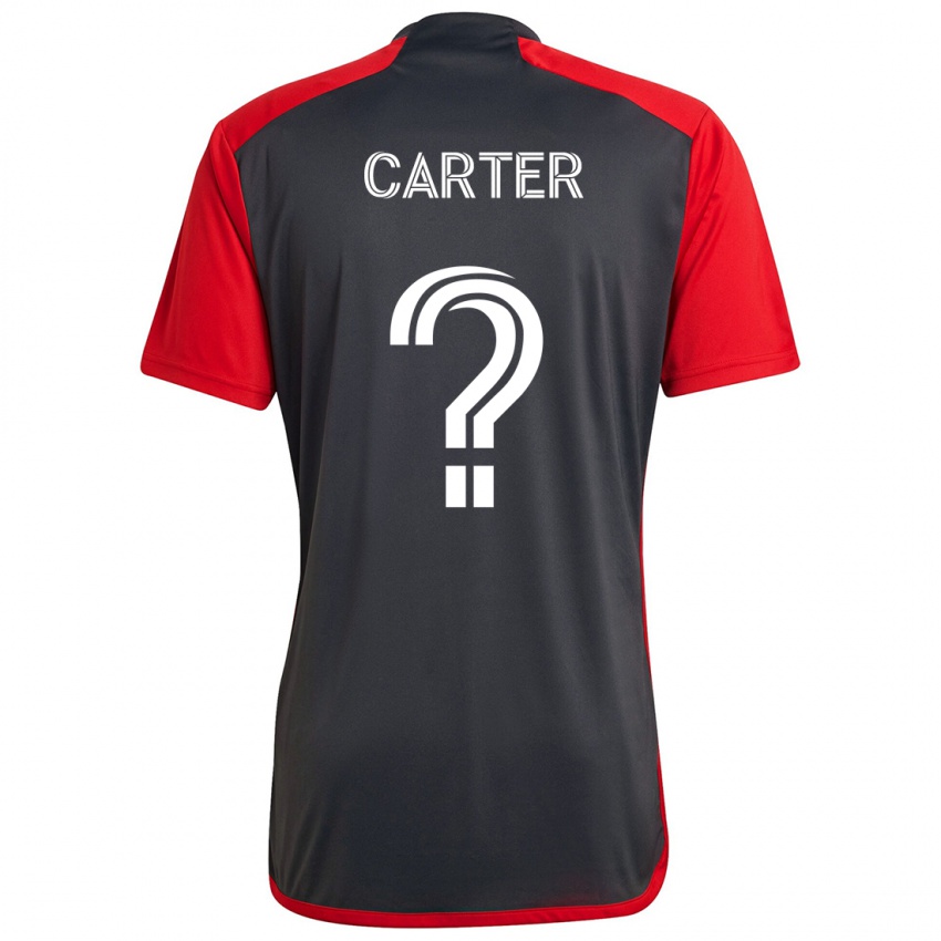 Niño Camiseta Ajahni Carter #0 Rojo Grayn 1ª Equipación 2024/25 La Camisa México