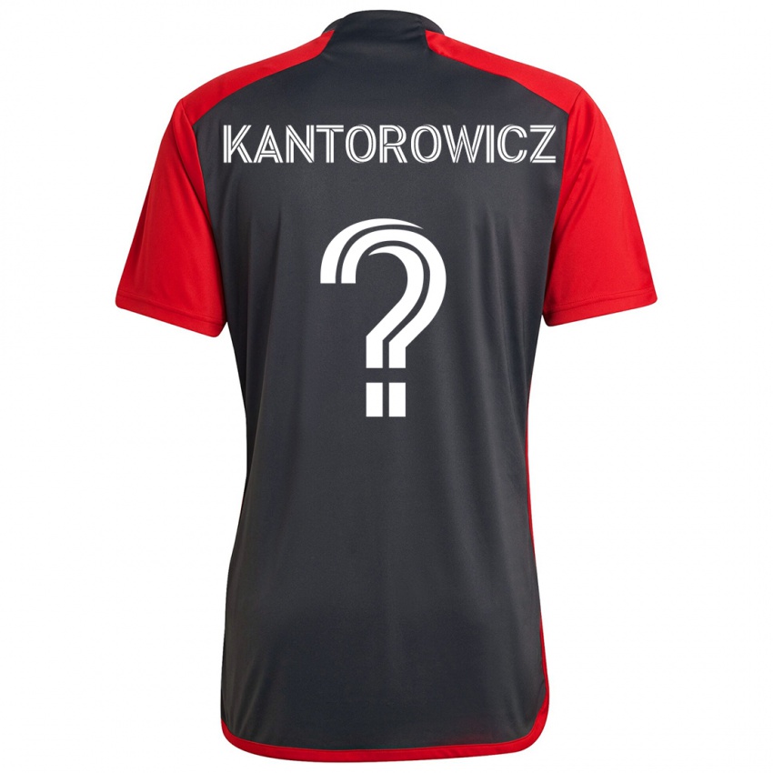 Niño Camiseta Dominic Kantorowicz #0 Rojo Grayn 1ª Equipación 2024/25 La Camisa México