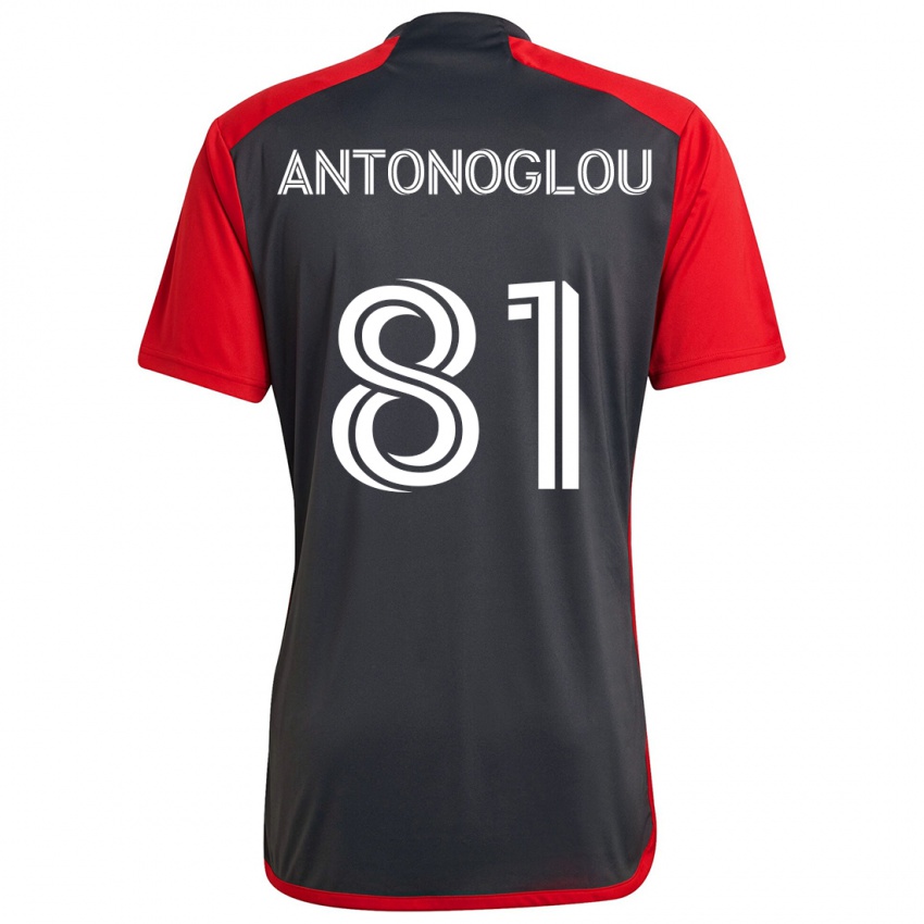 Niño Camiseta Themi Antonoglou #81 Rojo Grayn 1ª Equipación 2024/25 La Camisa México