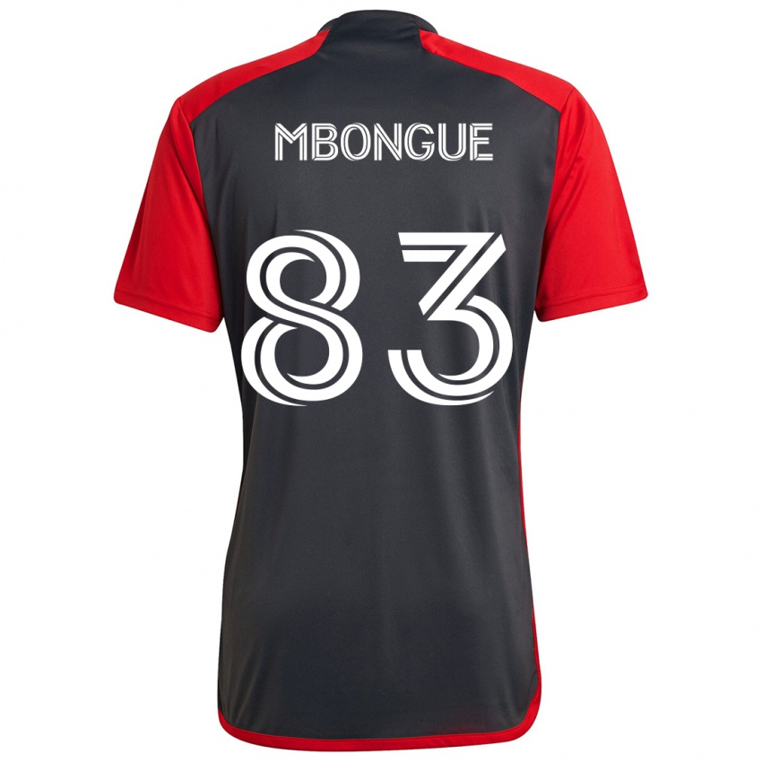 Niño Camiseta Hugo Mbongue #83 Rojo Grayn 1ª Equipación 2024/25 La Camisa México