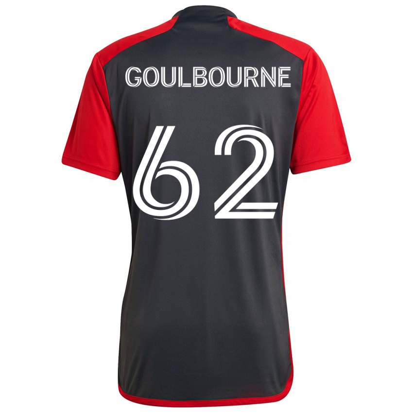 Niño Camiseta Rohan Goulbourne #62 Rojo Grayn 1ª Equipación 2024/25 La Camisa México