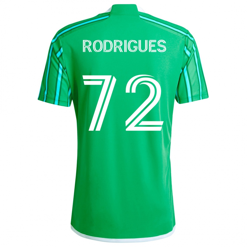 Niño Camiseta Braudílio Rodrigues #72 Verde Blanco 1ª Equipación 2024/25 La Camisa México