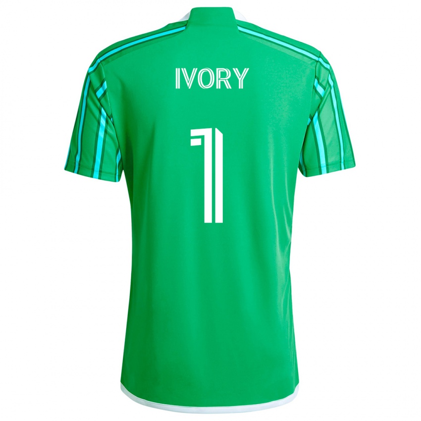 Niño Camiseta Laurel Ivory #1 Verde Blanco 1ª Equipación 2024/25 La Camisa México