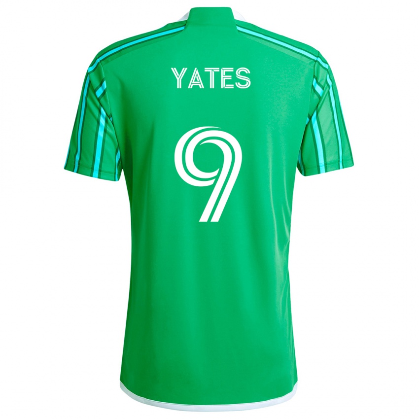 Niño Camiseta Summer Yates #9 Verde Blanco 1ª Equipación 2024/25 La Camisa México