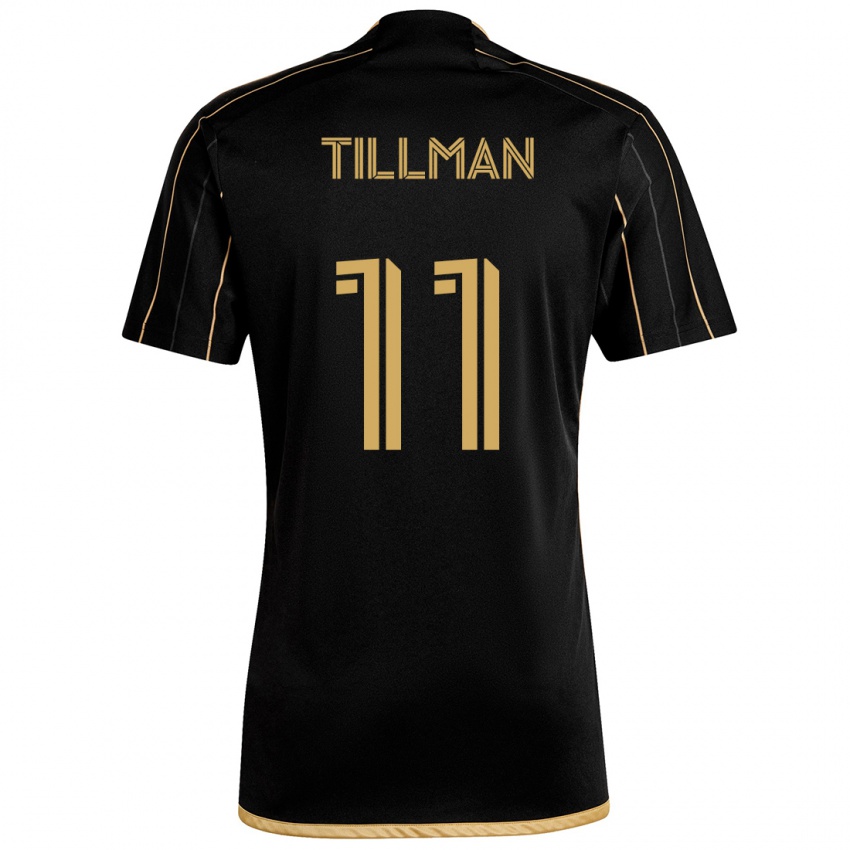 Niño Camiseta Timothy Tillman #11 Oro Negro 1ª Equipación 2024/25 La Camisa México