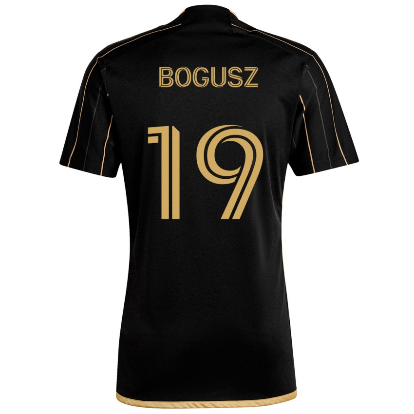 Niño Camiseta Mateusz Bogusz #19 Oro Negro 1ª Equipación 2024/25 La Camisa México