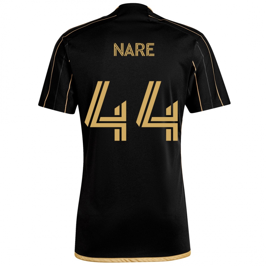 Niño Camiseta Thabo Nare #44 Oro Negro 1ª Equipación 2024/25 La Camisa México