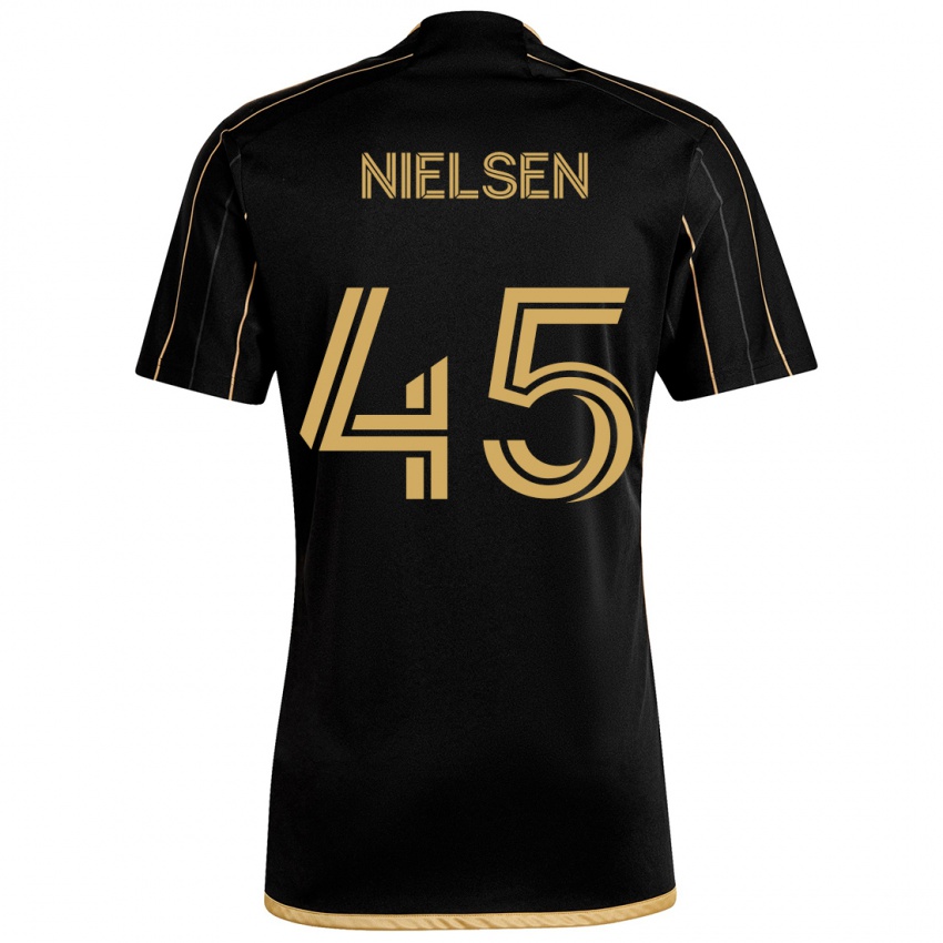 Niño Camiseta Kenny Nielsen #45 Oro Negro 1ª Equipación 2024/25 La Camisa México