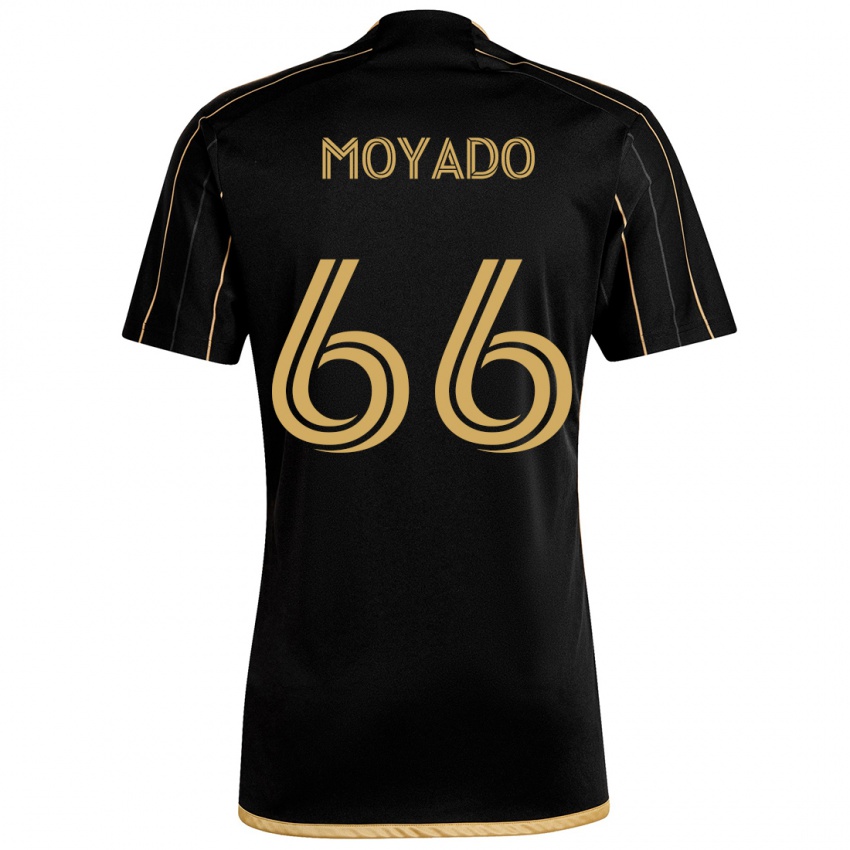 Niño Camiseta Bryan Moyado #66 Oro Negro 1ª Equipación 2024/25 La Camisa México