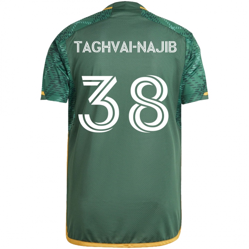 Niño Camiseta Braxton Taghvai-Najib #38 Verde Naranja 1ª Equipación 2024/25 La Camisa México