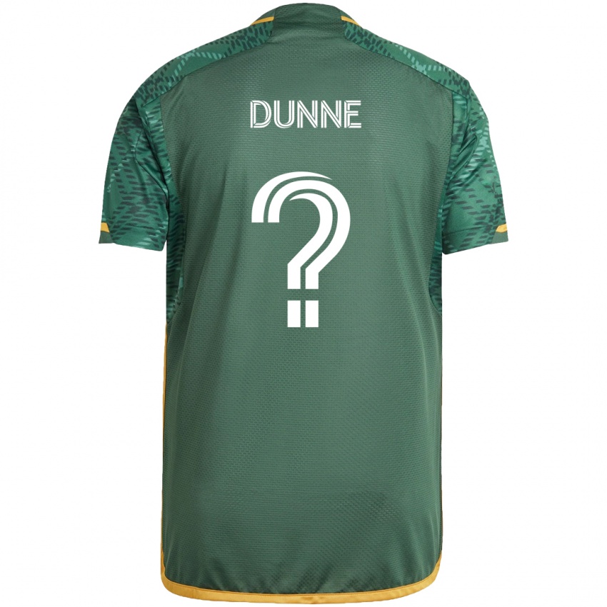 Niño Camiseta Michael Dunne #0 Verde Naranja 1ª Equipación 2024/25 La Camisa México