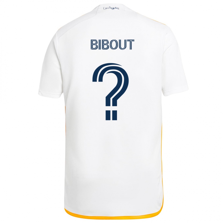 Niño Camiseta Aaron Bibout #0 Blanco Amarillo 1ª Equipación 2024/25 La Camisa México