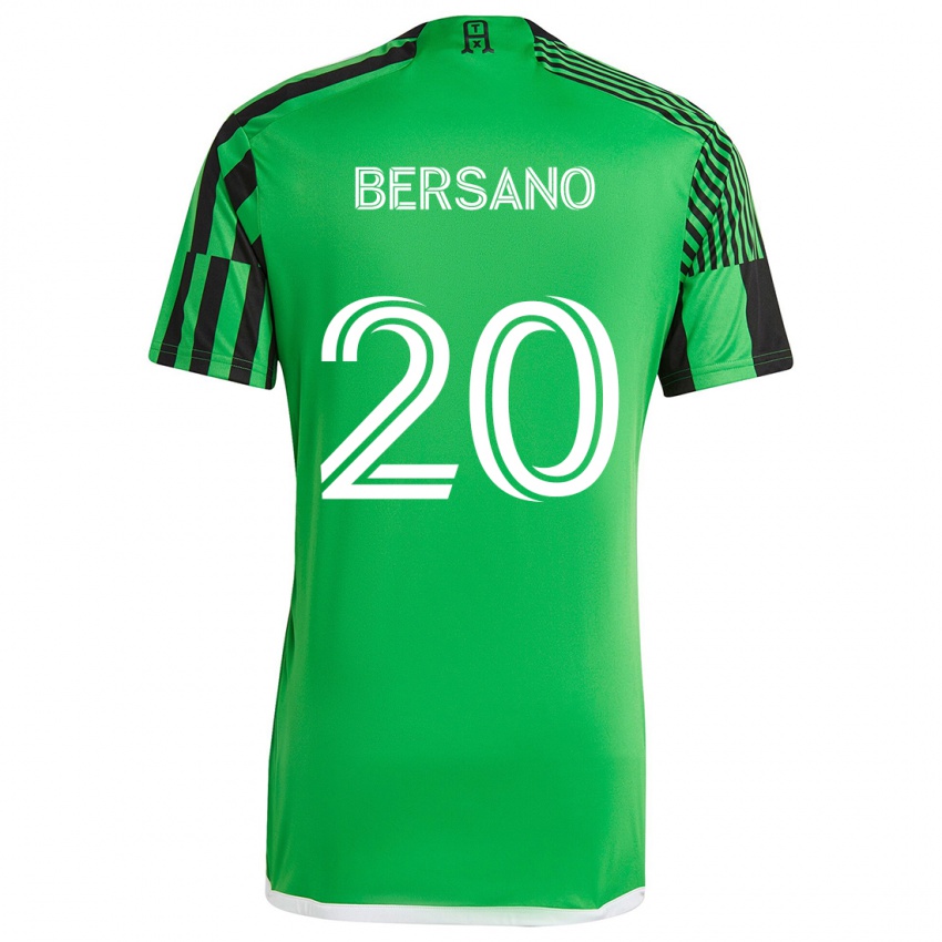 Niño Camiseta Matt Bersano #20 Verde Negro 1ª Equipación 2024/25 La Camisa México