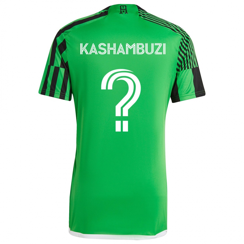 Niño Camiseta Nick Kashambuzi #0 Verde Negro 1ª Equipación 2024/25 La Camisa México