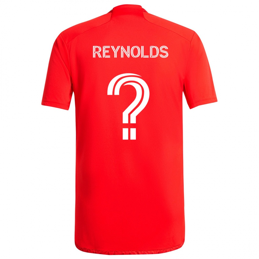 Niño Camiseta Justin Reynolds #0 Rojo Blanco 1ª Equipación 2024/25 La Camisa México