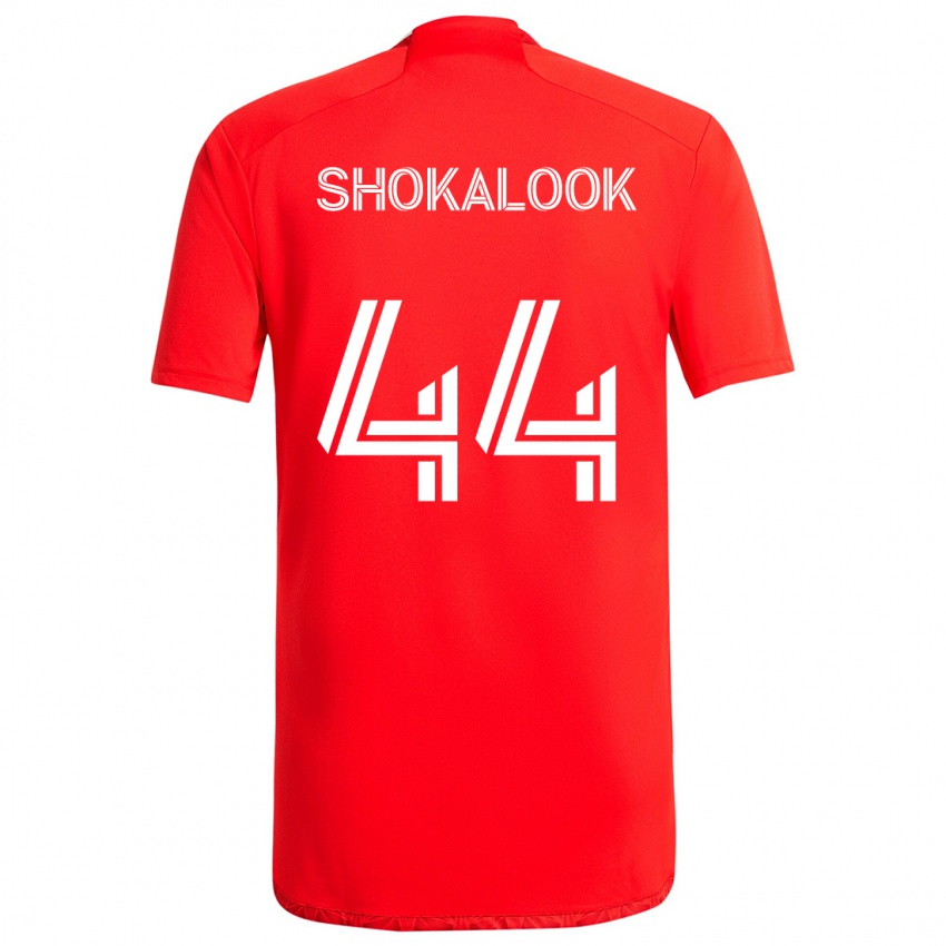 Niño Camiseta Jason Shokalook #44 Rojo Blanco 1ª Equipación 2024/25 La Camisa México