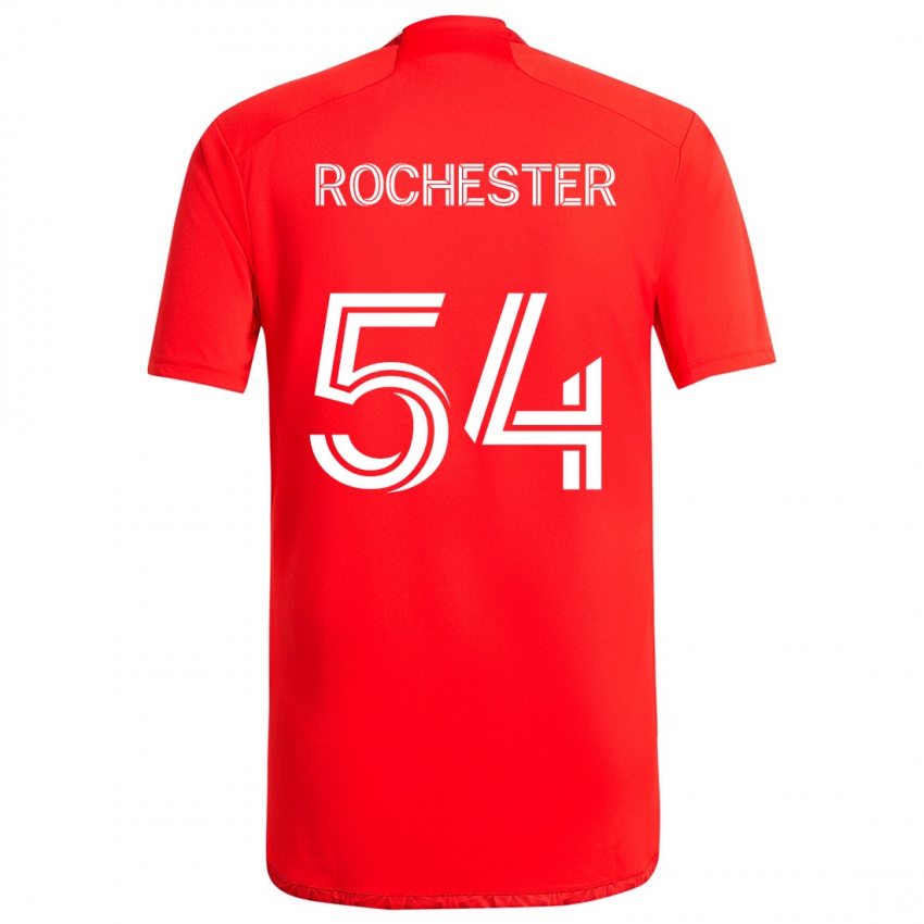 Niño Camiseta Lamonth Rochester #54 Rojo Blanco 1ª Equipación 2024/25 La Camisa México