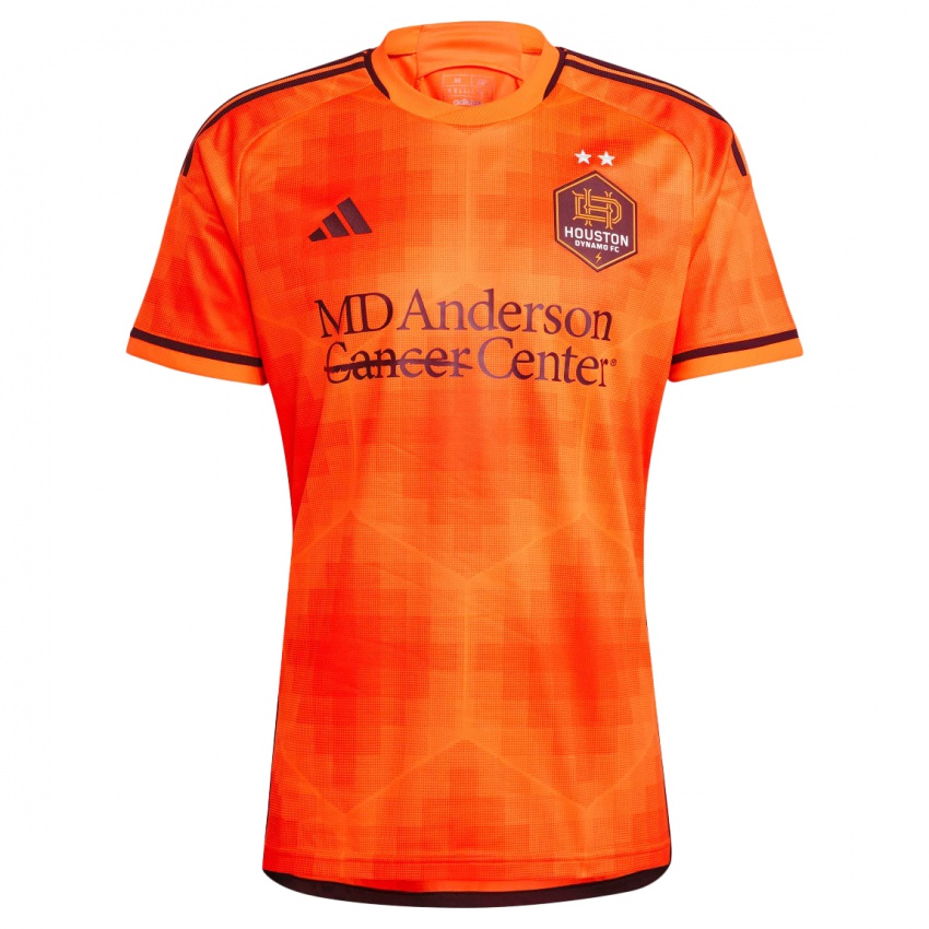 Niño Camiseta Adam Abdouh #0 Naranja Negro 1ª Equipación 2024/25 La Camisa México