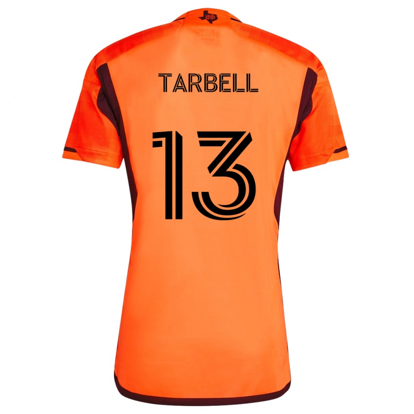 Niño Camiseta Andrew Tarbell #13 Naranja Negro 1ª Equipación 2024/25 La Camisa México